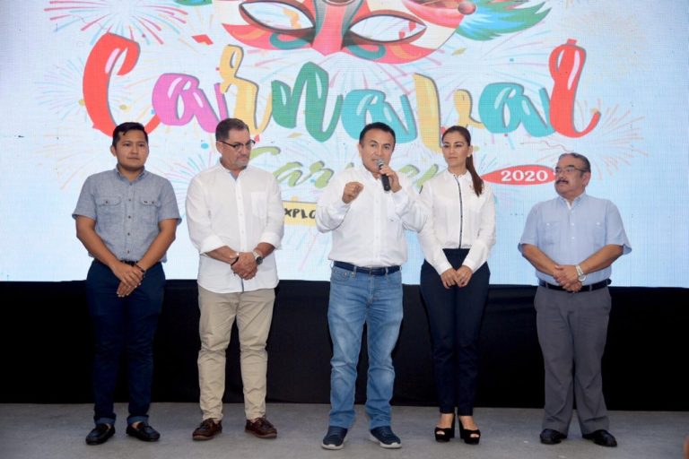 Presentan programa general y cartelera artística del Carnaval Carmen 2020