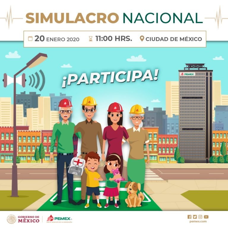 Hoy 20 de enero, se realiza un macrosimulacro en México