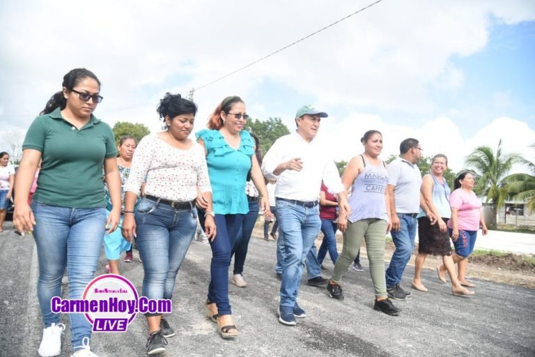 Alcalde inaugura la rehabilitación del revestimiento asfáltico de las calles en la localidad de “Mamantel”