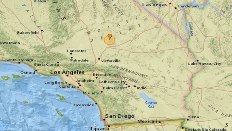 Sismo de 4.6 y tres réplicas sacuden California; se sintió en Las Vegas