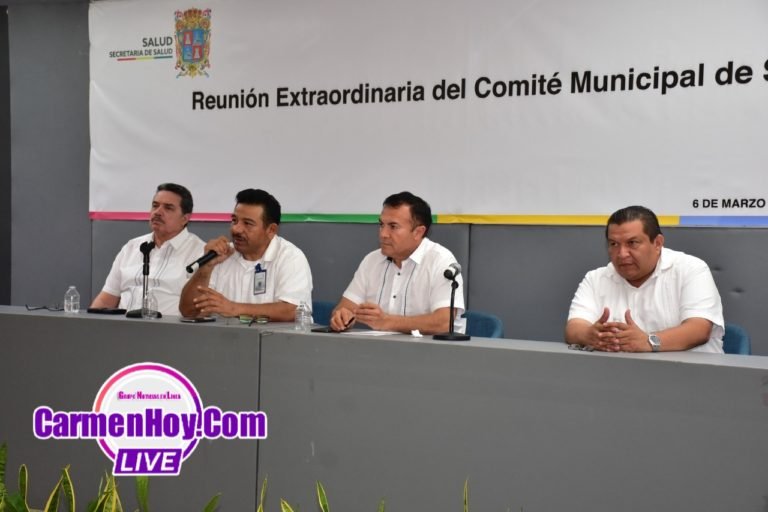 Alcalde Óscar Rosas preside reunión extraordinaria del Comité Municipal de Salud 