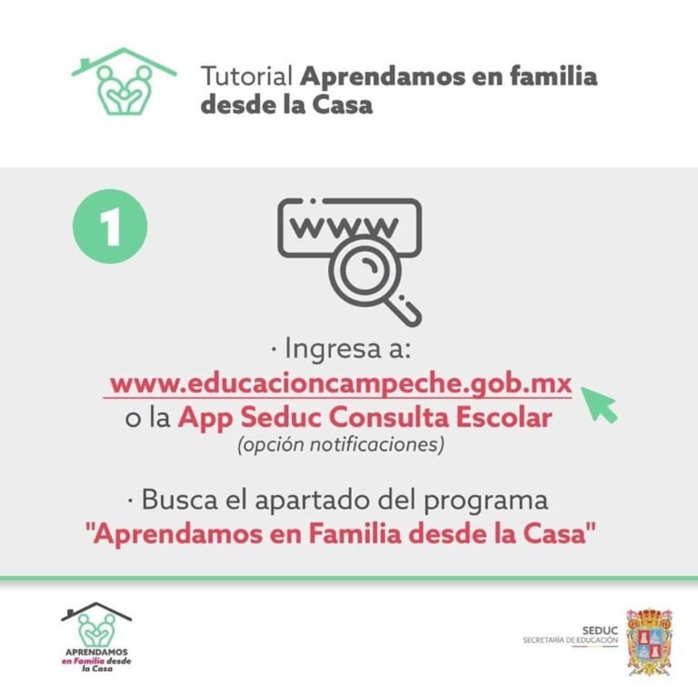 Tutorial para el programa de SEDUC “aprendamos en familia desde casa”