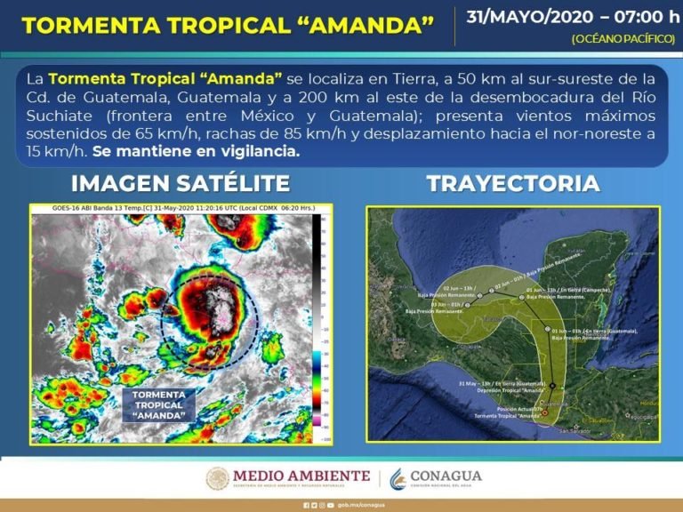 Tormenta tropical hacia Campeche