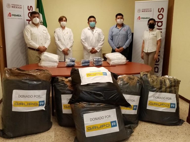 ENTREGA PEMEX 10 MIL CUBREBOCAS Y DOS MIL BATAS QUIRÚRGICAS AL PERSONAL DE SALUD EN CARMEN