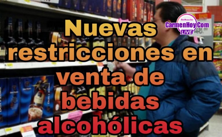 Nuevas restricciones en venta de bebidas alcohólicas