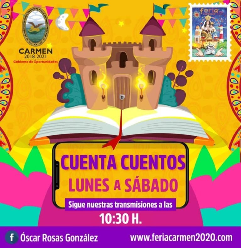 Desde la Feria Virtual Carmen 2020 Llega el Cuenta Cuentos