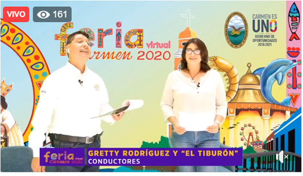 Feria virtual Carmen 2020 en vivo