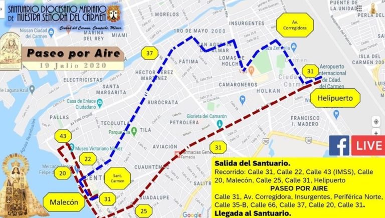 Cambia de Ruta Paseo de la virgen