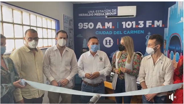 Inauguración de nueva estación de radio: El Heraldo