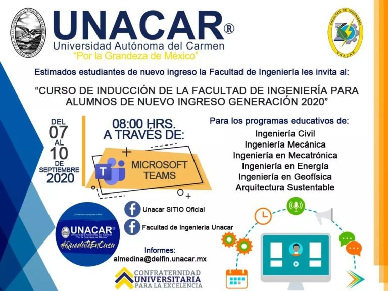 Curso se inducción de la facultad de ingeniería 2020