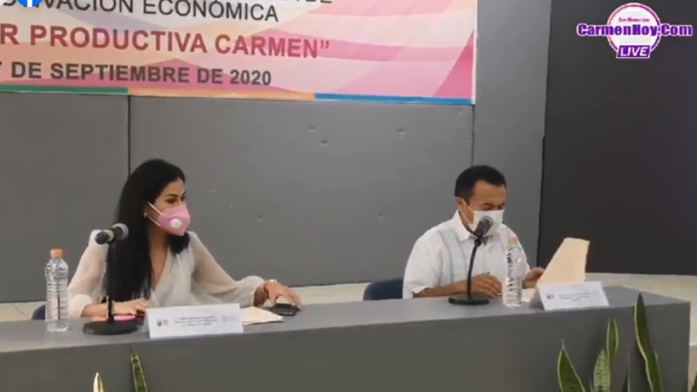 Presentación del Programa de Activación Económica “Mujer Productiva Carmen”