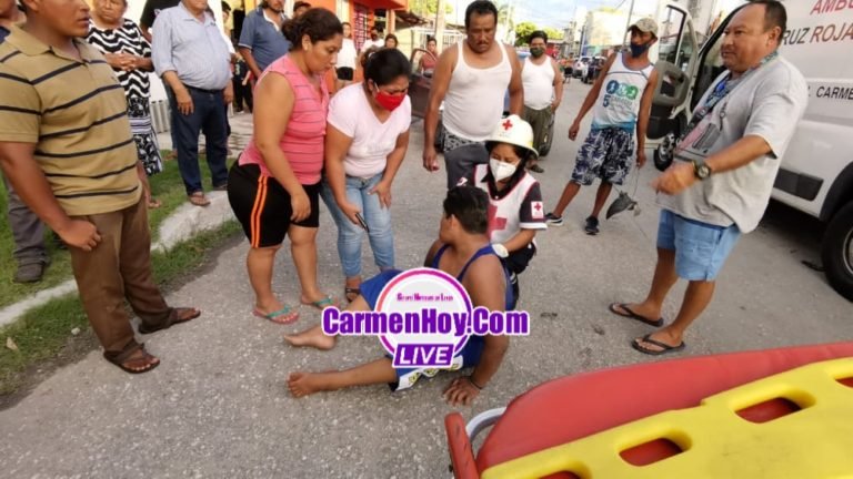 Menor lesionado en accidente