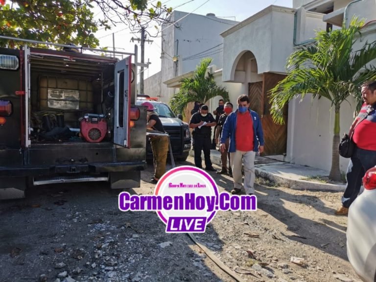 Incendio en residencia causado por cortocircuito