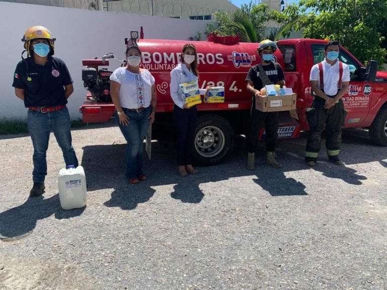 Bomberos dan su aportación