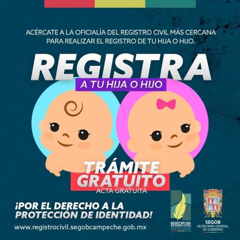 Registra a tu hijo/a