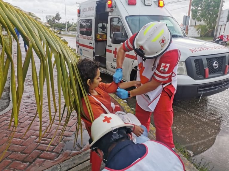 Atropellada por una moto en arcila