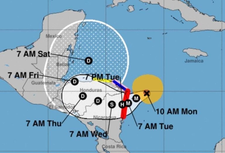 “Eta” huracán categoría 3 amenaza a Centroamérica