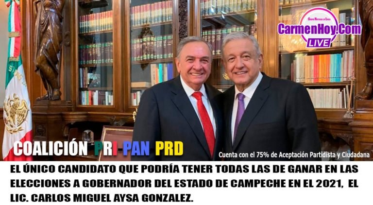 Carlos Miguel Aysa, la carta más fuerte de la coalición PRI-PAN-PRD