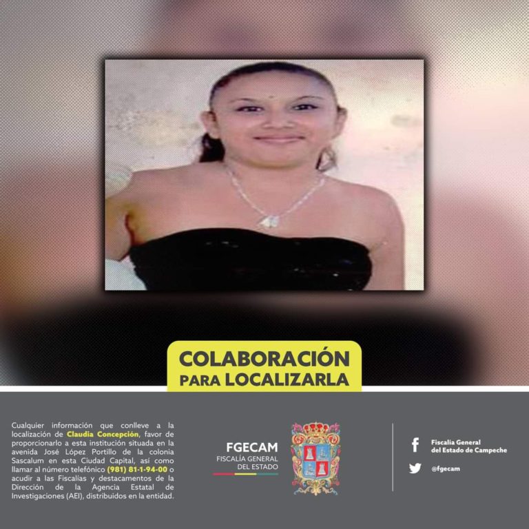 Se busca a Claudia Concepción