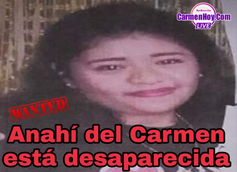 Se busca a Anahí del Carmen