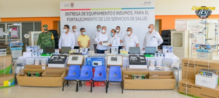 Gobernador entrega equipamiento e insumos para la SSP y SSA