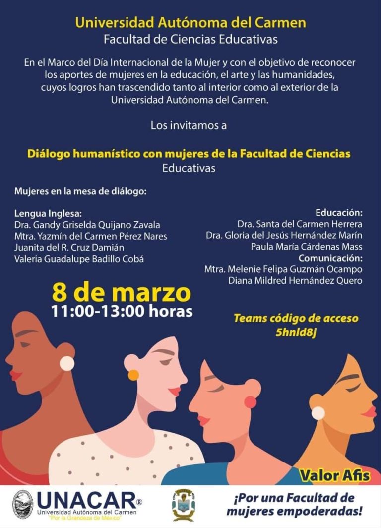 Diálogo humanístico en honor al día de la mujer