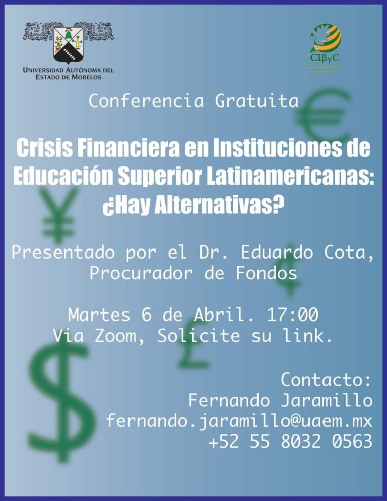 Conferencia Alternativas a la crisis financiera de universidades latinoamericanas