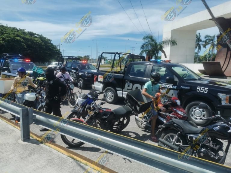 Moto-mandaditos ayudan a capturar a presunto ladrón