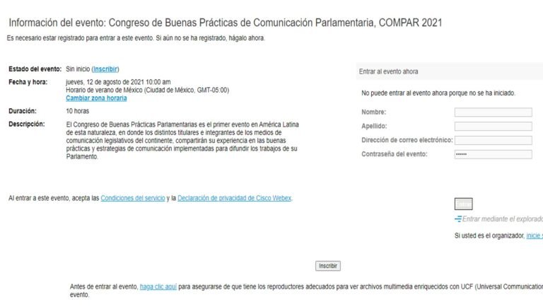 Congreso de Buenas Prácticas de Comunicación Parlamentaria