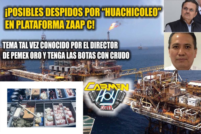 Huachicoleo en plataforma Zaap Charly de Pemex