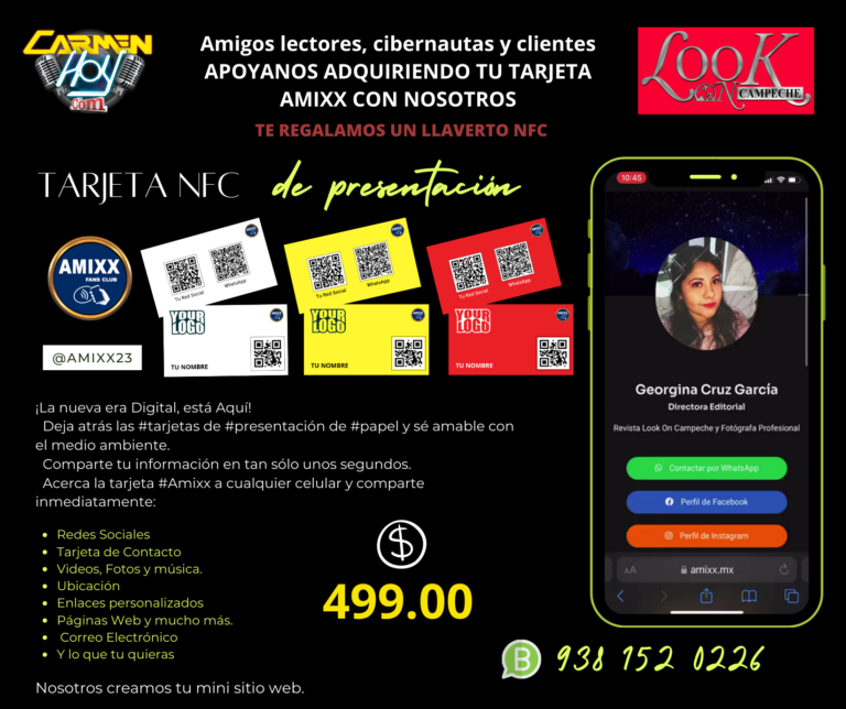 Tarjetas con NFC AMIXX