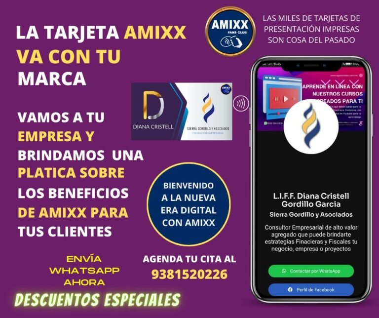 AMIXX NFC VA a tu Empresa, negocio u oficina