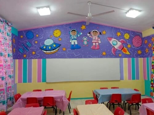 - Se hace viral el decorado de salón de clases en la Isla - locales