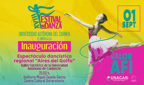 Grupos dancísticos de Carmen, Campeche, Yucatán y Baja California participarán en Festival de danza
