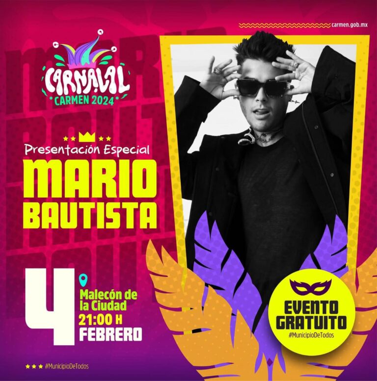 Mañana Mario Bautista en el Malecón de la ciudad