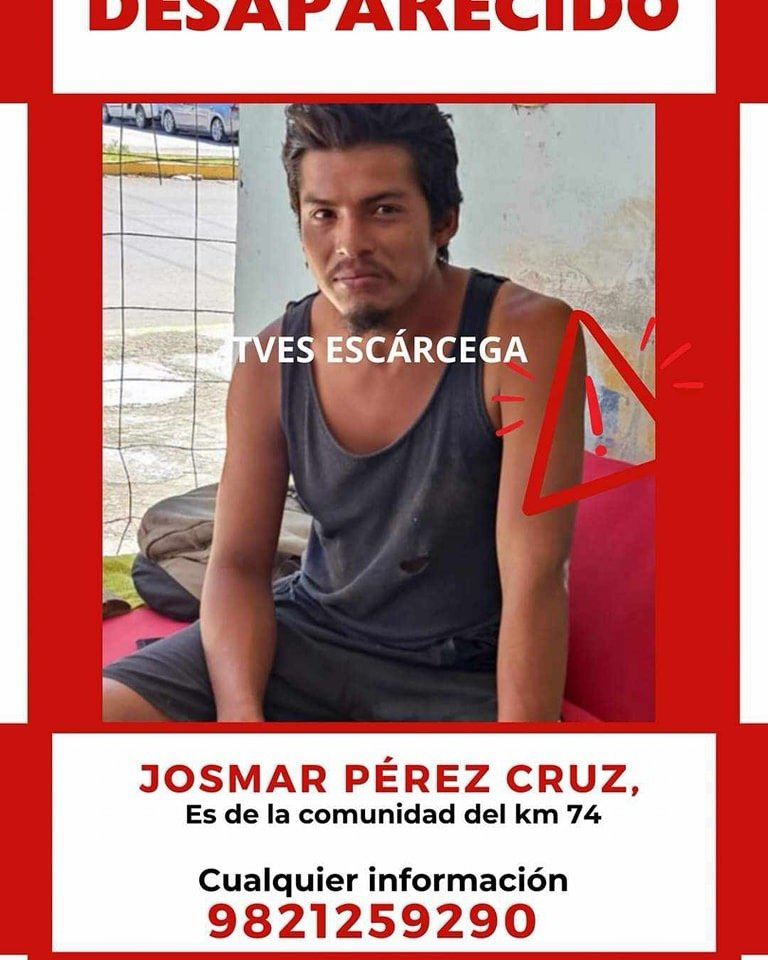 Desaparecido: Josmar Peres Cruz