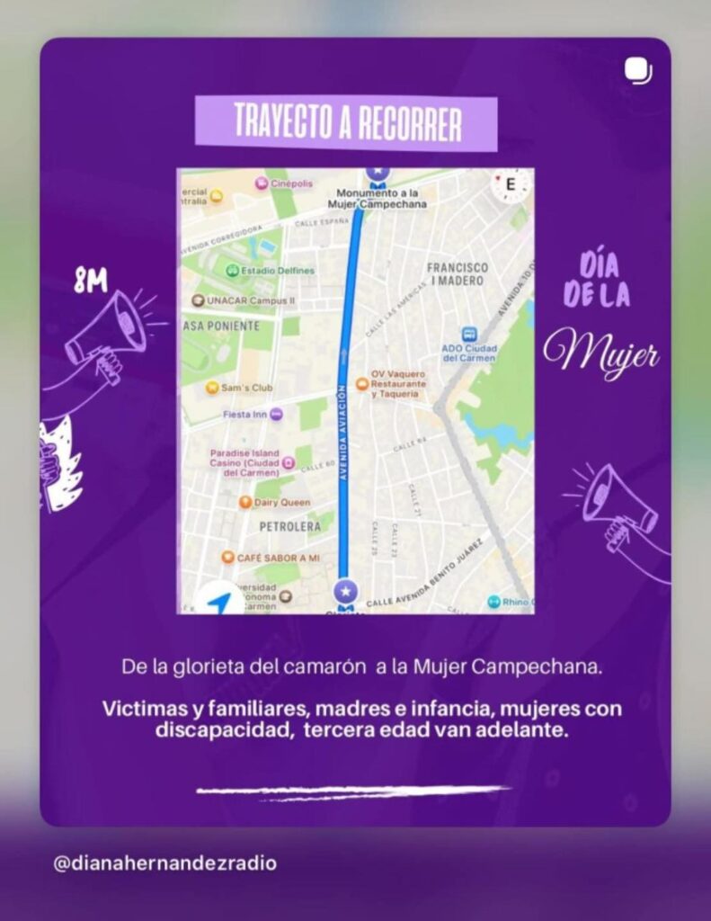 646559904_1488898732798139_6245583959489265038_n-791x1024 Movimiento feminista en Carmen se dividió durante la conmemoración del 8M